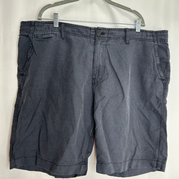 Lucky Brand men’s gray linen shorts size 40 x 9 - Picture 1 of 8